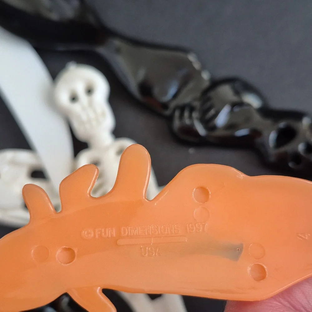 1997 Terror Ware Halloween Utensils fork Spoon Knife Fun Dimensions Vintage 90's